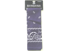 Bandana Printd Purple 21X21 inches