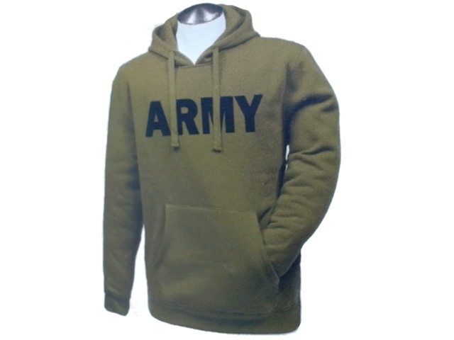 Hoodie sweatshirts army green ARMY - Xlarge