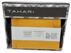 Trifold Wallet Leather RFID Tahari