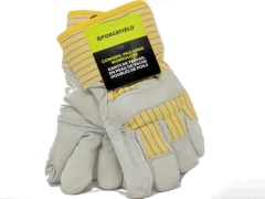 Work Gloves Large Cowhide Pile Lined Forcefield