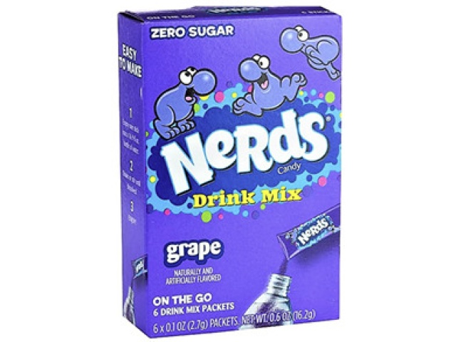 NERDS SINGLES TO GO GRAPE 12/6 CT