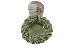 Dog Toy Braided Rope Ring Petstore