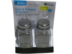 2pc. Luciano Salt and Pepper Shakers