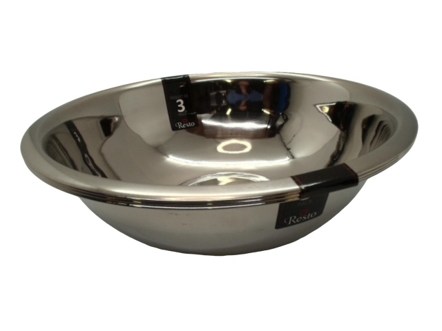 Resto 8.4L stainless steel bowl 3 pack