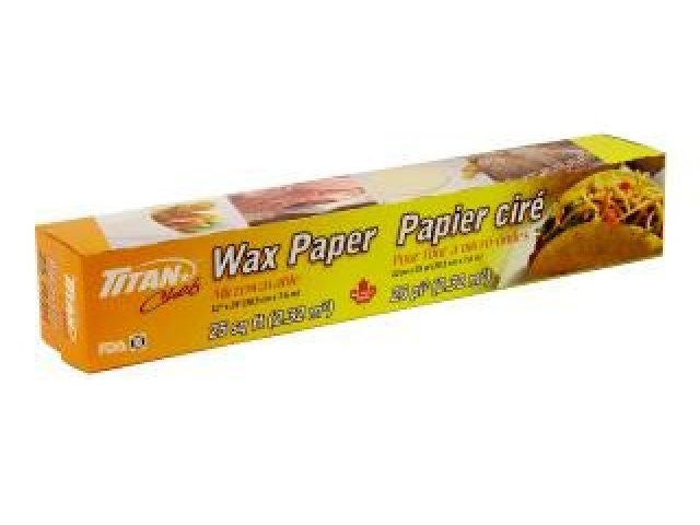 TITAN WAX PAPER 12 x 25\' 24/CS\