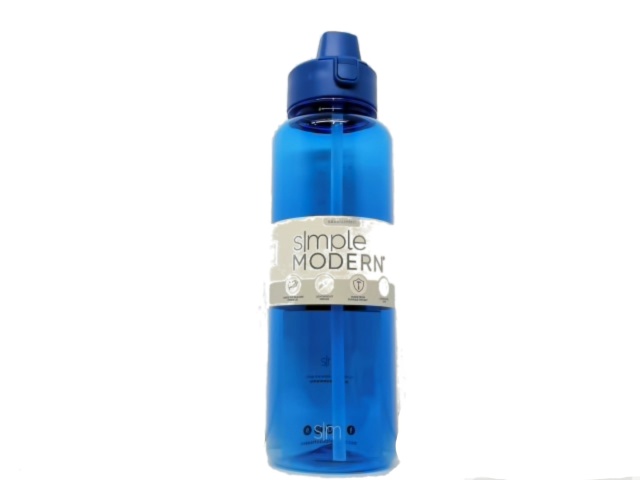 Water Bottle 48oz. Plastic Simple Modern