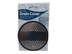 Drain Cover Non Slip 4.5 Round Silicone Rim