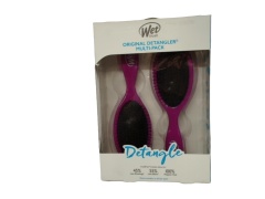 Detangler Brush 2pk. Purple Wet Brush