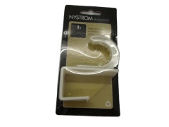 Over The Door Hook White Plastic Nystrom