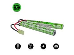 Battery - 9.6v NiMH Split Style 1600mAh