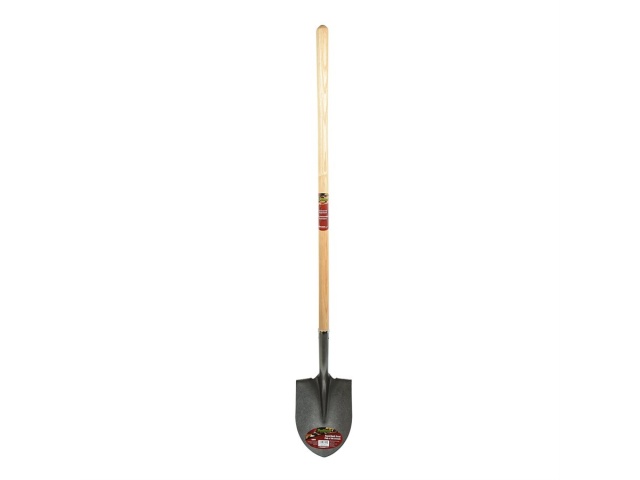 Shovel Heavy Duty WOOD Long Handle round mouth