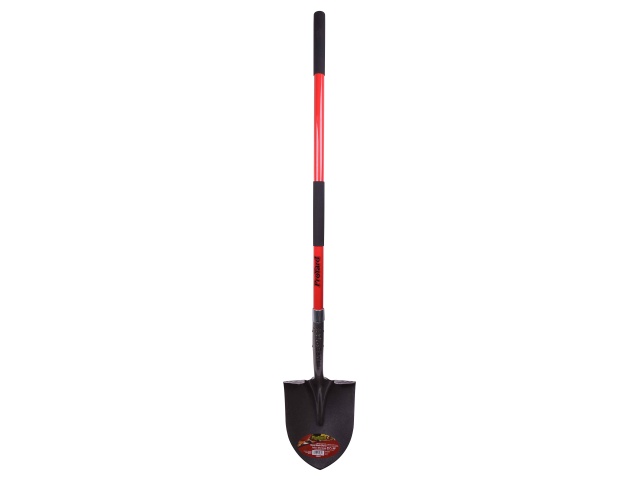 Shovel round 9.5x58 inch fiberglass L handle