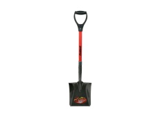 Shovel square 10x41 inch fiberglass poly D-grip