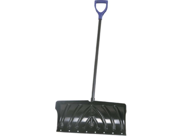 snow shovel pusher metal edge 24 inch