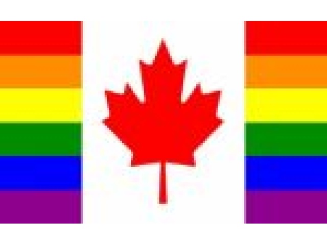 Flag rainbow with maple leaf 3x5 foot