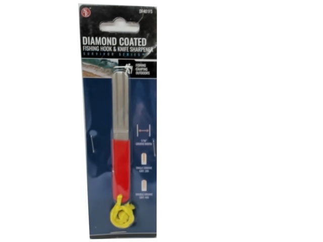 Fishing Hook & Knife Sharpener Diamond Coated 200/400 Grit