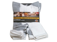 Socks Men's Work 6pk. White Full Cushioned Foot Dickies