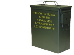 Ammo box 60 cal. 11x6x13 inch 28x15x33cm