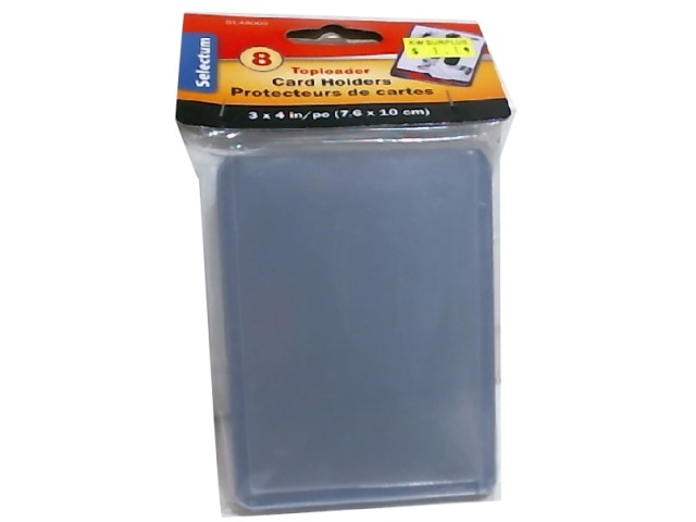 3X4\'\' 8 Pk.Toploader Card Holders