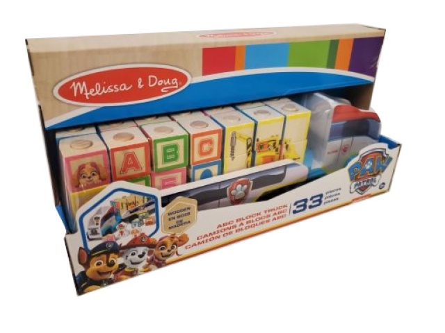 Melissa & Doug ABC Block Train Truck Paw Patrol