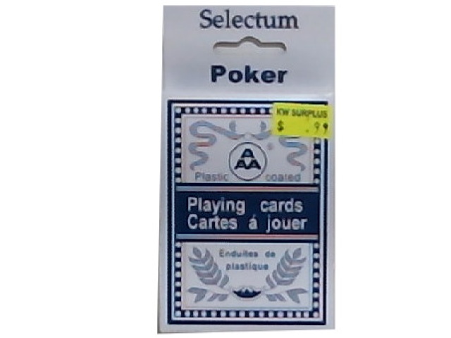 Playing Cards Poker Size in Hanging Box