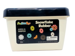 Rubber Snowflake Kit 500pcs Assorted (display)