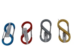 S Carabiner 4 x 1