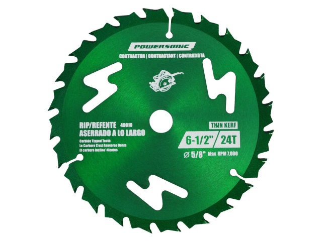 Saw blade contractor 6.5 inch 24 tooth