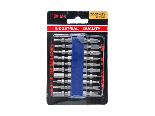 Screwdriver bit set with security bits