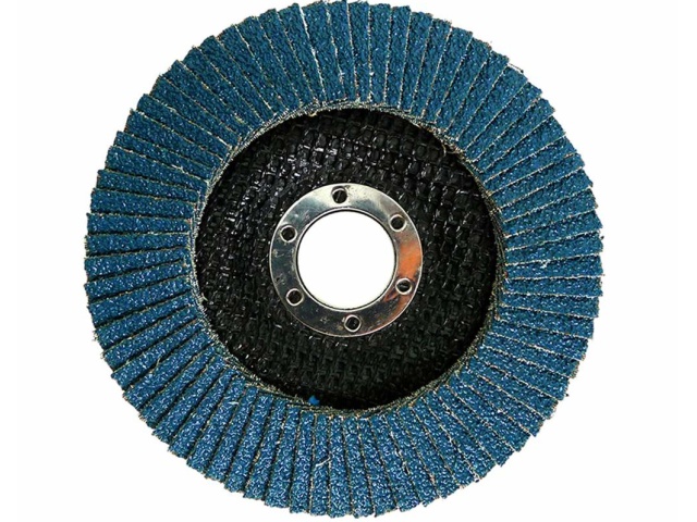 Flap disc 4.5 inch 120 grit zirc