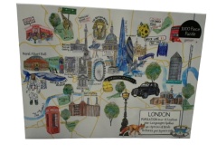 Puzzle 1000pc. London Map 27x20