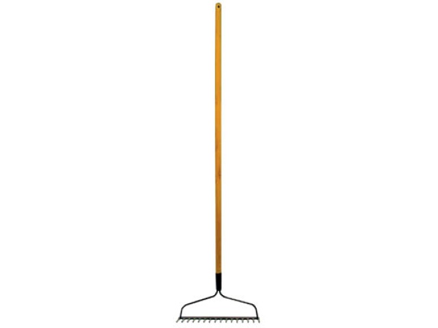 Bow Rake 14T Wood 48in Handle