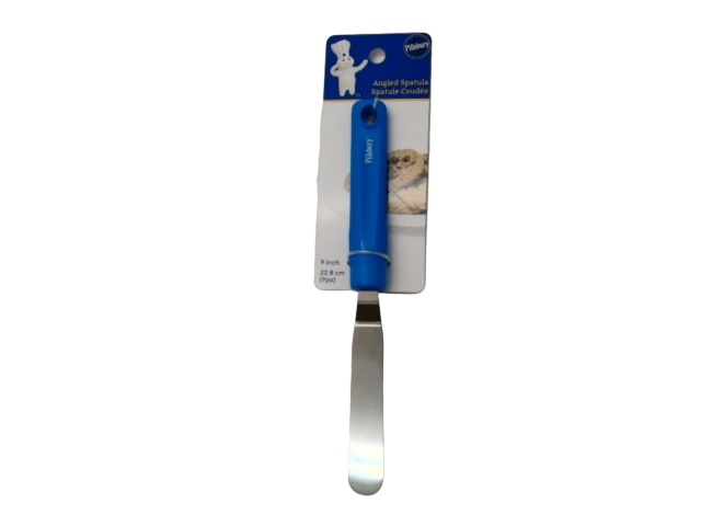 Angled Spatula 9 Blue Handle Pillsbury\