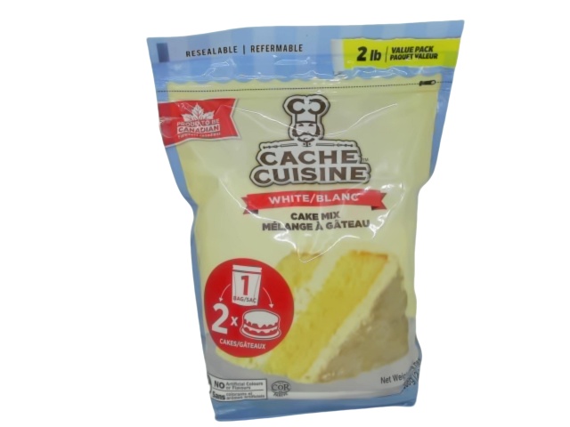 Cake Mix White 908g. Cache Cuisine