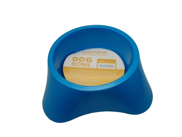 Dog Bowl 1.1L Blue Petphabet