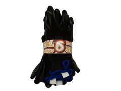 Nitrile Dipped Gloves 6pk. Black L/XL Open Road