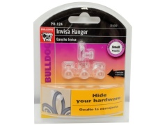 Invisa Hanger 4pk. Small Up To 20lbs. Paintable Bulldog