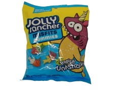 Jolly Rancher Misfits Gummies Tropical Uni-sharks 182g.