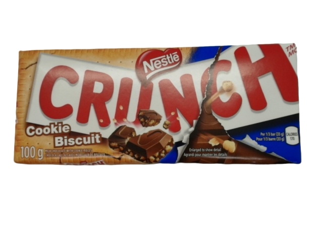 Chocolate Bar Crunch Cookie Biscuit 100g. Nestle