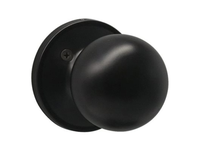 Door Lock Knob Dummy Black