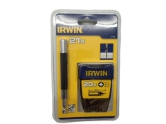 Screwdriver Bit Set 20pcs. w/Drive Guide Irwin