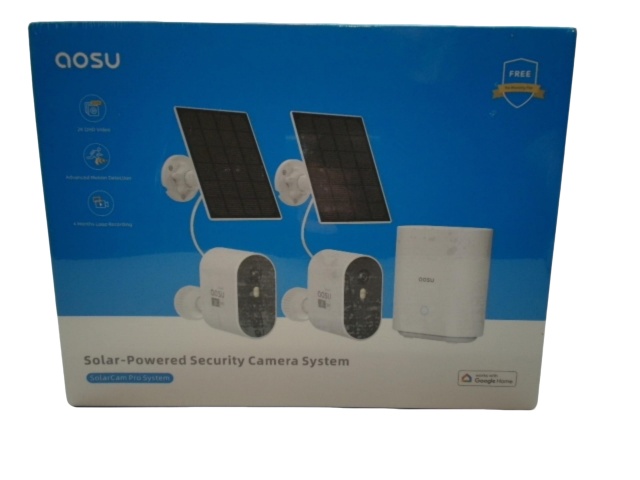 Solar Powered Security Camera System Aosu