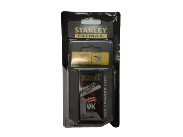 Utility Blades 50pk. Carbide Stanley Fatmax