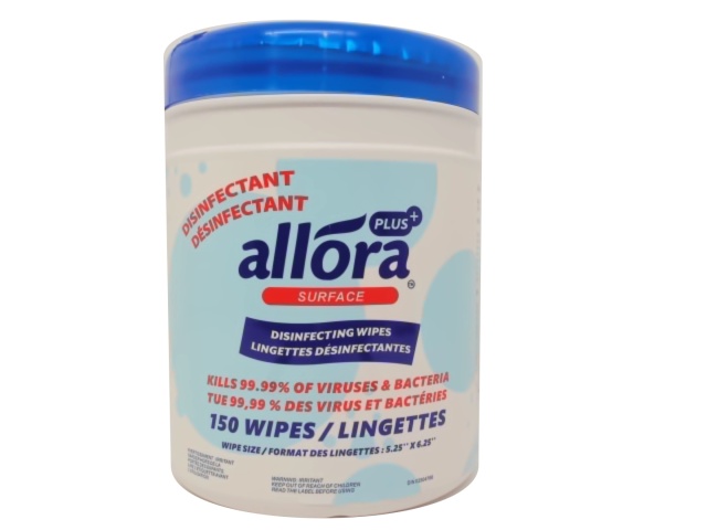 Disinfecting Wipes 150pk. Allora Surface (endcap)