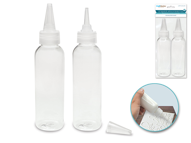 Applicator Bottles 2 Pc 120ml EZ Squeeze Reusable