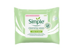 SIMPLE FACIAL WIPES 25CT CLEANSING WIPE SENS SKIN