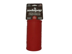 Retro Soda Can Chew Toy & Treat Dispenser Large Red Sodapup