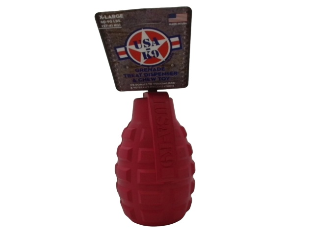 Dog Chew Toy Treat Dispenser Grenade