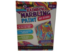 Rainbow Marbling Paint Art Studio Original Stationery