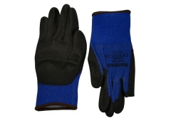 Gloves Large High Density Polyethylene Dipped Blue Workhorse